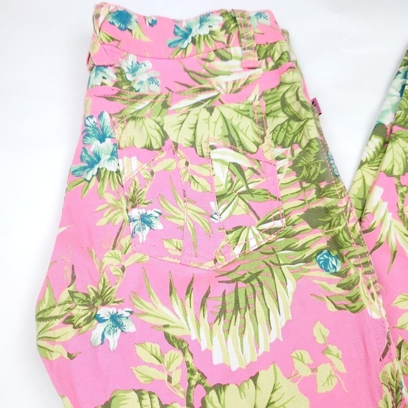 Tripp NYC Pink Floral Skinny Slim Jeans - Picture 3 of 7